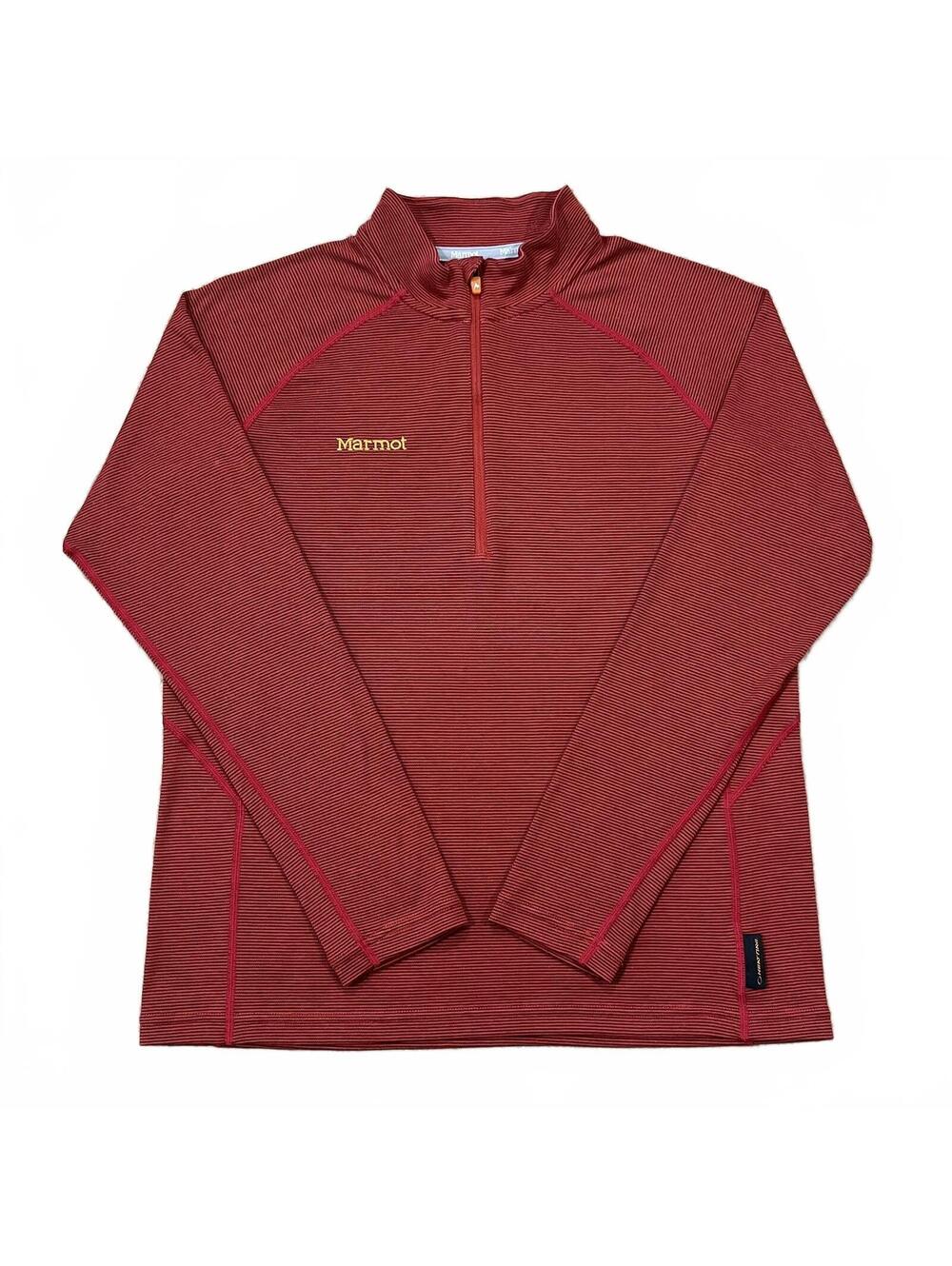 Marmot Womens Red 1/4 Zip Pullover  Performance Top Size Medium